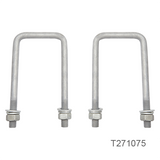 Square U Bolts & Nuts - Pairs