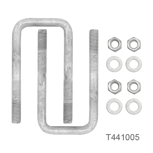 Square U Bolts & Nuts - Pairs
