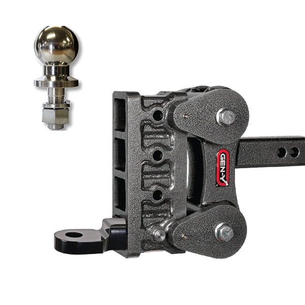 The Boss Torsion-Flex Hitch - 180-370kg Tongue Weight - 4500kg - 5" Drop/Raise