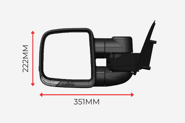 Toyota LandCruiser - 100 Series - Compact Towing Mirror
