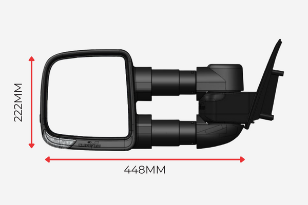Toyota LandCruiser - 80 Series - Compact Towing Mirror