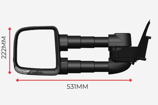 Toyota LandCruiser - 80 Series - Compact Towing Mirror