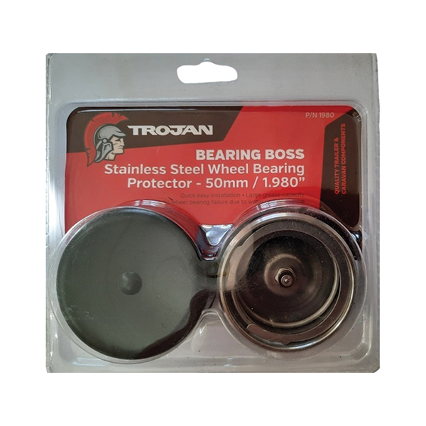 Trojan Hub Bearing Boss - Stainless Steel Bearing Protectors