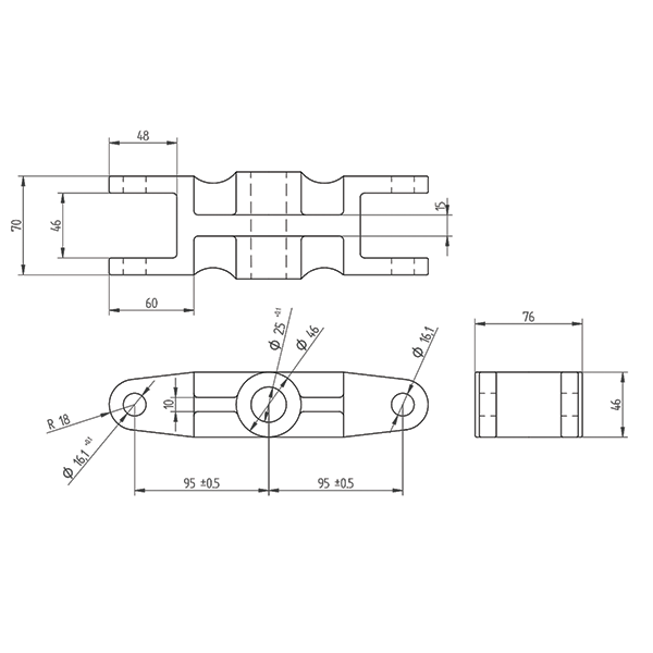 Trojan Slipper Spring - Tandem Rocker - Eye/Eye