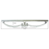 Tandem Axle Spring Set - 50mm x 1390mm - Eye to Eye Rocker