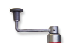 350kg Jockey Wheel - 150mm Solid Rubber Wheel - Clamp Mount - Trojan