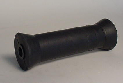 Marin-X Flat Keel Roller - 232mm - Black Rubber (Nylon Bushes)