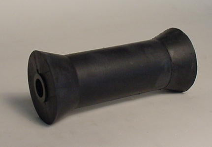 Marin-X Flat Keel Roller - 182mm - Black Rubber (Nylon Bushes)