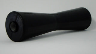 Marin-X Curved Keel Rollers - 200mm - Black Rubber