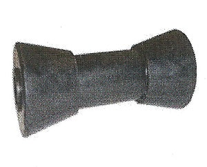 Marin-X Dog Bone Keel Roller - 162mm - Black Rubber
