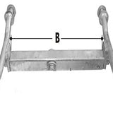 CM Wobble Roller - Beam for Quad Roller Axle