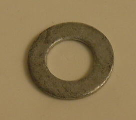 Boat Roller Pin - Flat Washer 20mm Galvanised