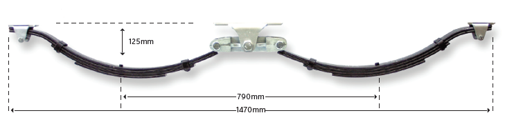 Trojan Tandem Slipper Spring Set - Eye to Slipper