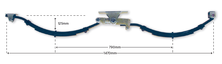 Trojan Tandem Slipper Spring Set - Slipper to Eye