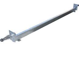 Bare Axle - Drop Beam - 1750kg - 50x50x5mm