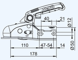 ALKO Euro Coupling Head - AK270 Optima
