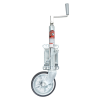 220kg Capacity Jockey Wheel - 200mm Solid Tyre - Swivel Mount - Trojan