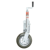 350kg Premium Jockey Wheel - 250mm Solid Tyre - Swivel - Trojan