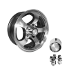 Alloy Trailer Rim 14"x 6" - 1000kg Capacity