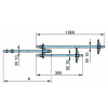 BPW Pull Rod Assembly Linkage for BPW Tandem Axle Caravans