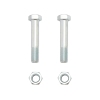 Bolt & nylock nut. 16mm