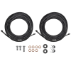 Ezi-Fit Brake Hose Kit - 2x 6m Stainless Steel Hose Kit Including Fittings