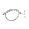 Stainless Steel Braided Brake Hose - 3/8UNF Male Male - Trojan