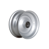 Treadway Trailer Wheel Rim Only - 8" x 3.75" Steel Silver - 25mm Bearing (with Hubcaps)