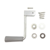 Trojan Jockey Wheel - Grey Folding Handle