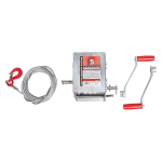 1500kg Capacity Boat Trailer Winch - 15:1/10:1 Ratio - Wire Cable Trojan_1