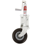 350kg Jockey Wheel - 250mm Solid Tyre - Swivel Mount - Trojan_1