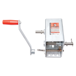 750kg Capacity Boat Trailer Winch - 5:1/1:1 Ratio - Wire Cable - Trojan_2