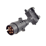 Trojan 7 Pin Round Male (Vehicle) to 7 Pin Flat Female (Trailer End)_1