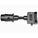 Trojan 7 Pin Round Male (Vehicle) to 7 Pin Flat Female (Trailer End)_5
