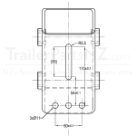 1200kg Capacity Boat Trailer Winch - 15:1/5:1/1:1 Ratio - AL-KO_3