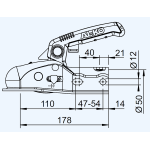 ALKO Euro Coupling Head - AK161 with Soft Dock_2