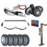 ALKO Trailer - European Tandem Axle Coupling & Brake COMPLETE Kit - 3500kg_1