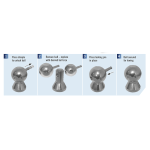 Towballs - Convert a ball - 2 Ball Set 1\" Shank (Stainless)_3