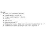 Convert-A-Ball - 4500kg - 6\" 150mm Drop - Cushioning Mount_5