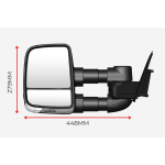 Holden Colorado 2006-2011 & Rodeo 2003-2008 - Next Generation ClearView Towing Mirror_5