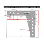 Mister Hitches - 3500kg - Adjustable - Max Drop/Rise 300/270mm - Standard Shank Length_3