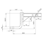 Mister Hitches - 4000kg - Adjustable - Max Drop/Rise 190/165mm - Standard Shank_4
