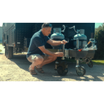 Optitec Caravan and Boat Trailer Mover and Double Clamp Bracket_5