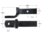 Pro Towball Mount PRO7012 - 3500kg - 98mm Drop - 166mm Shank_3