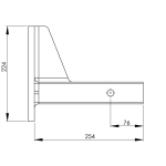 Pro Towing Hitch - Pintle Hook Mount 4000kg_6