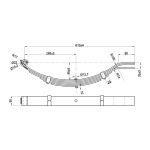 Tandem Axle Spring Set - Eye Slipper Eye Slipper - Kits 50x610mm springs_2