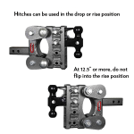 The Boss Torsion-Flex Hitch - 180-370kg Tongue Weight - 4500kg - 10\" Drop/Raise_3