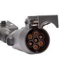 Trojan 7 Pin Flat Male to 7 Pin Round Female Trailer Connector Adapter_3