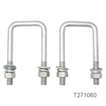 Square U Bolts & Nuts - Pairs_4