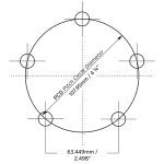 Trojan Hub Only - Standard 160mm Hub - 5 Stud - 4.25\" PCD_4